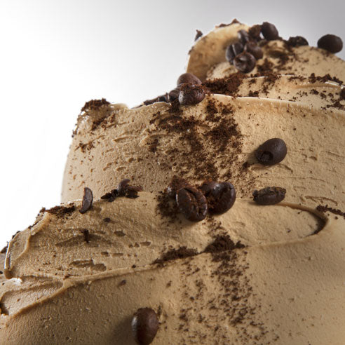 Eiskaffee-Softeis im Glas